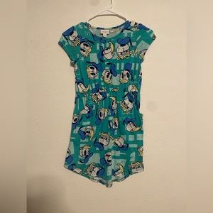 LuLaRoe size 10 kids dress with pockets Disney Donald Duck